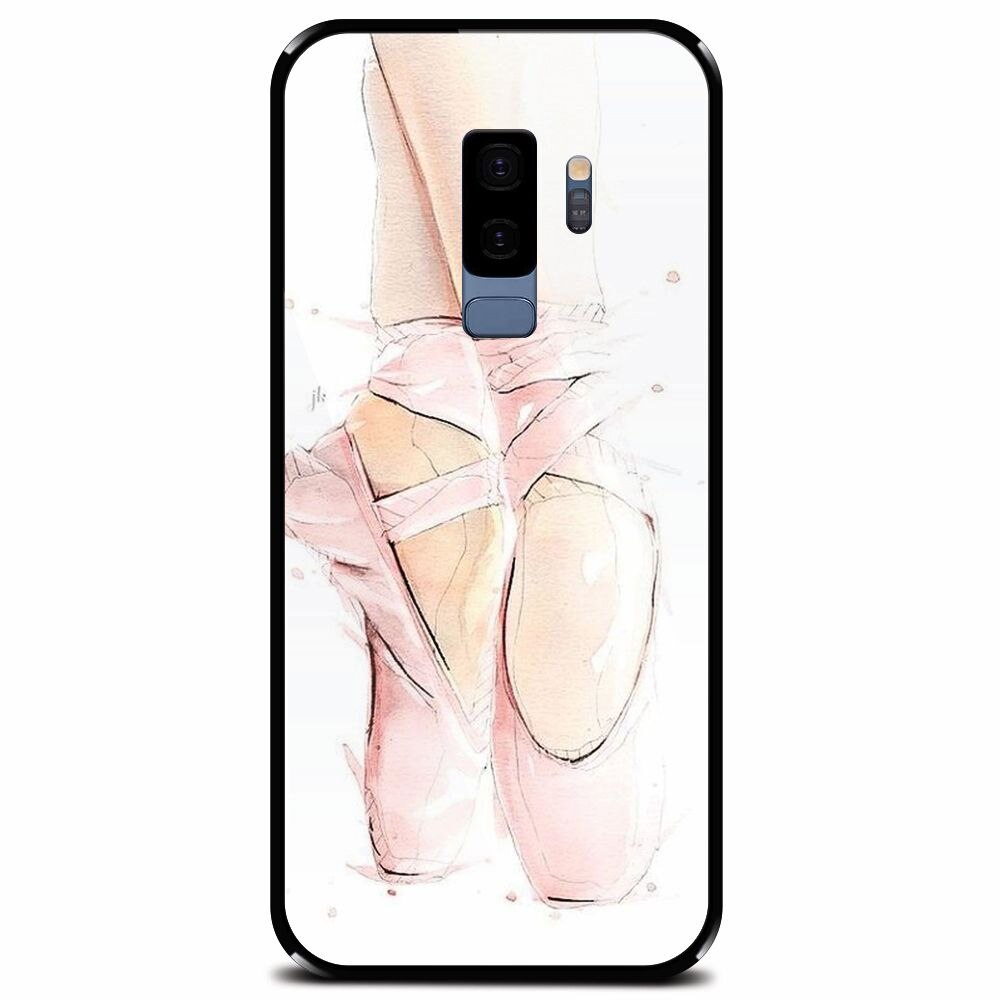 Husa din sticla securizata pentru Samsung Galaxy S9 Plus, Balet
