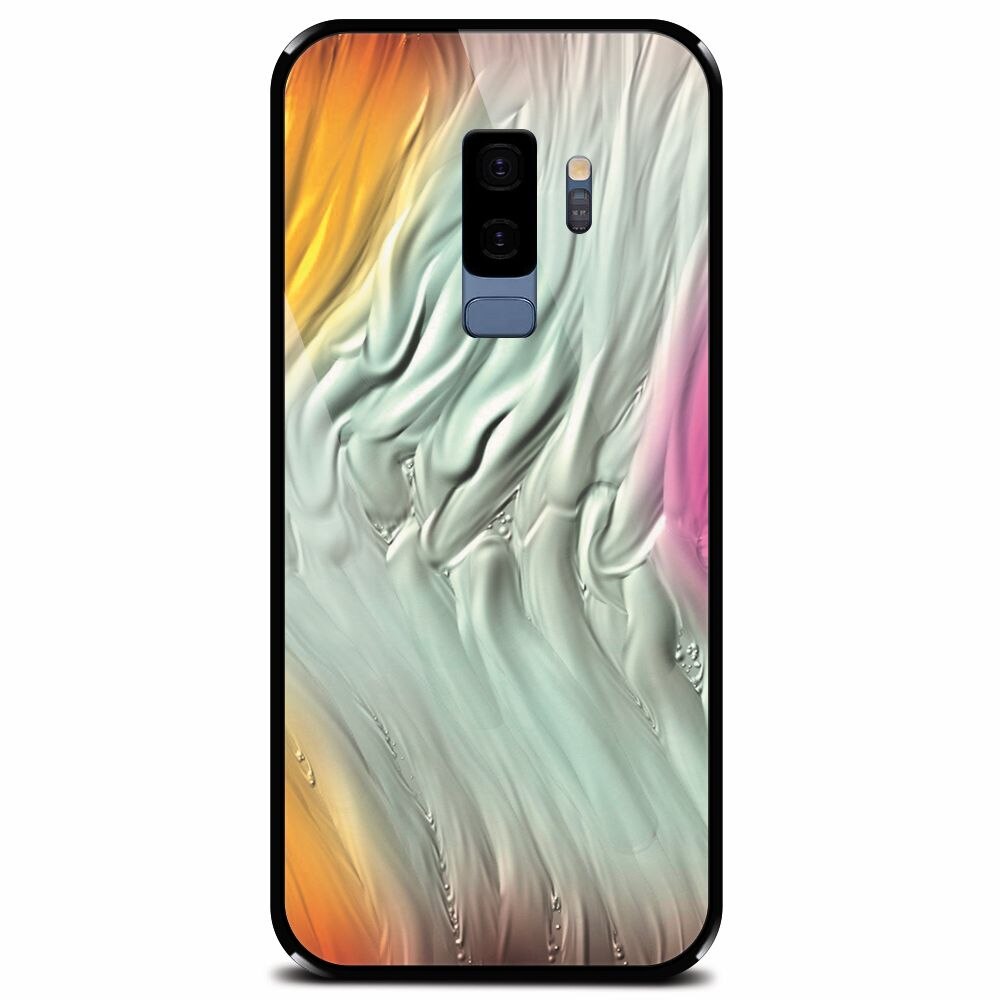 Husa din sticla securizata pentru Samsung Galaxy S9 Plus, Attractive Abstract Design