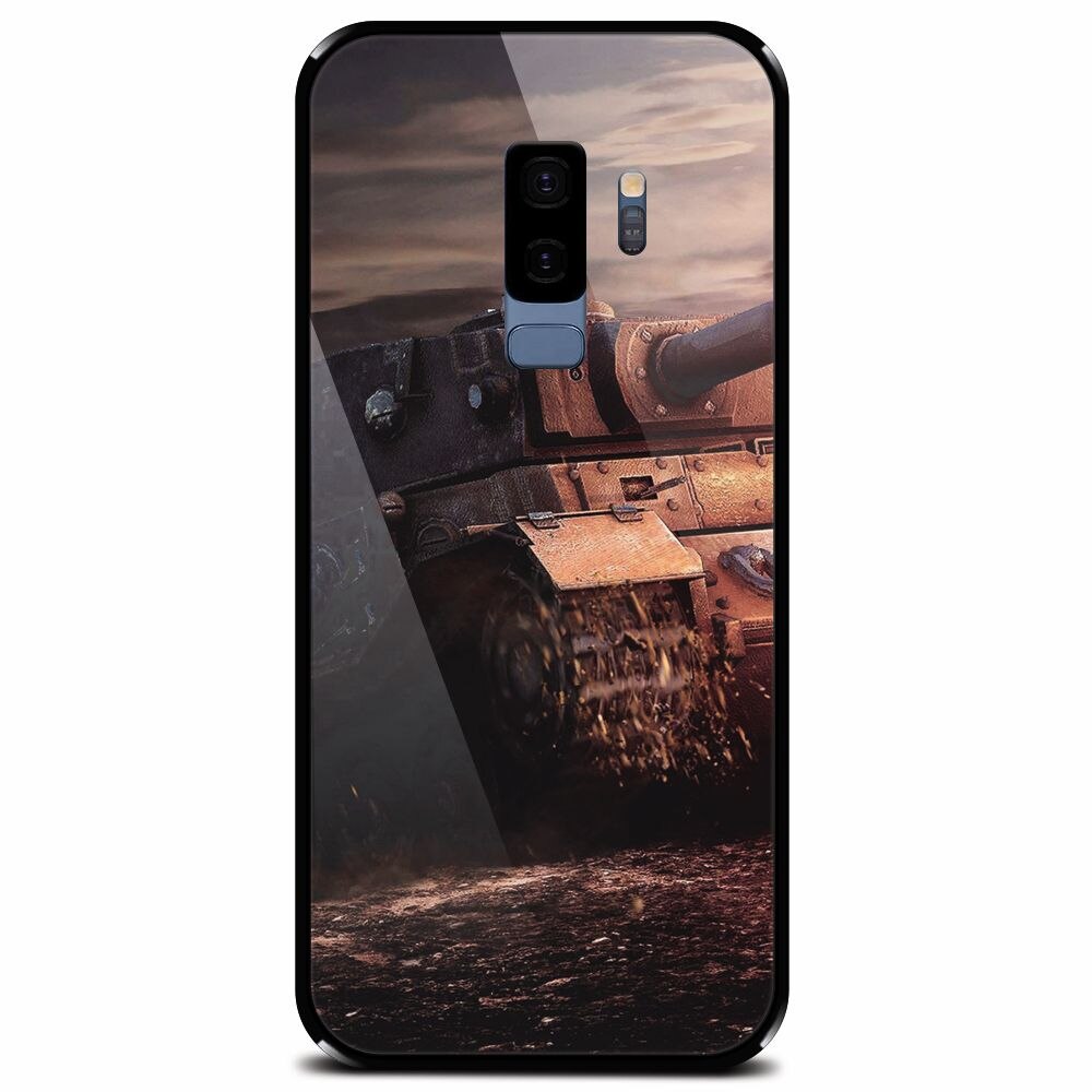 Husa din sticla securizata pentru Samsung Galaxy S9 Plus, ARL Tank Of Military