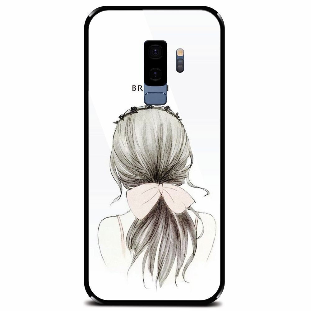 Husa din sticla securizata pentru Samsung Galaxy S9 Plus, Breath