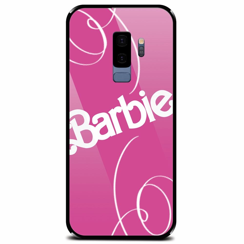 Husa din sticla securizata pentru Samsung Galaxy S9 Plus, Barbie