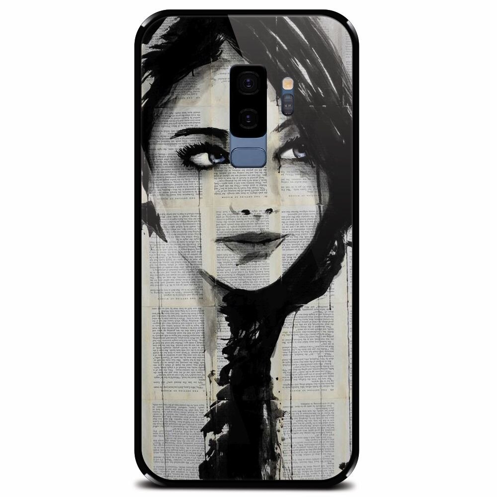 Husa din sticla securizata pentru Samsung Galaxy S9 Plus, Blue Eyes