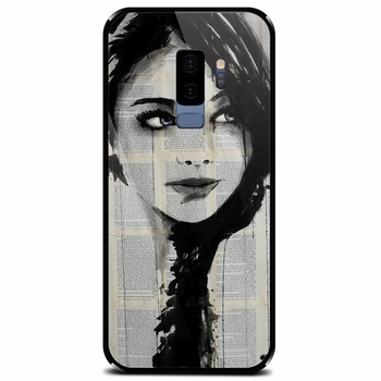 Husa din sticla securizata pentru Samsung Galaxy S9 Plus, Blue Eyes Husa din sticla securizata pentru Samsung Galaxy S9 Plus, Blue Eyes