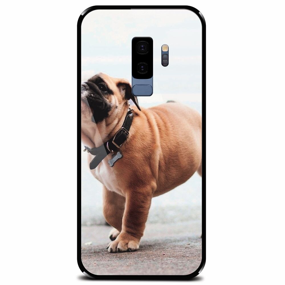 Husa din sticla securizata pentru Samsung Galaxy S9 Plus, Little Dog Puppy Animal