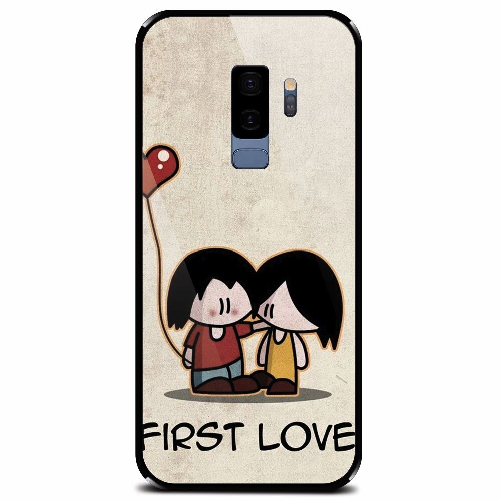 Husa din sticla securizata pentru Samsung Galaxy S9 Plus, First Love Great Lock Screen