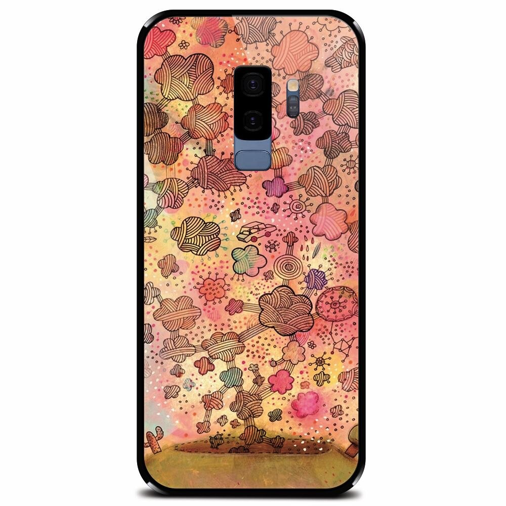 Husa din sticla securizata pentru Samsung Galaxy S9 Plus, Girly X