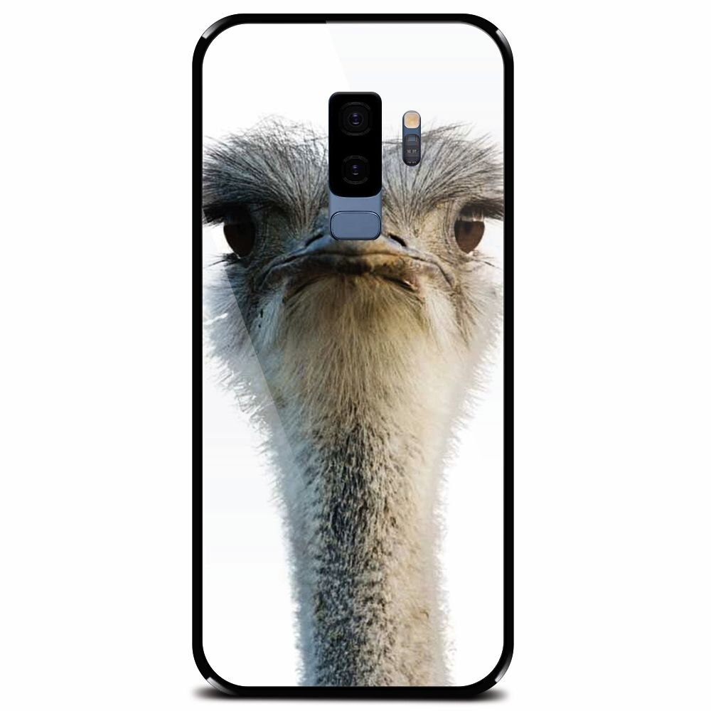 Husa din sticla securizata pentru Samsung Galaxy S9 Plus, Emu
