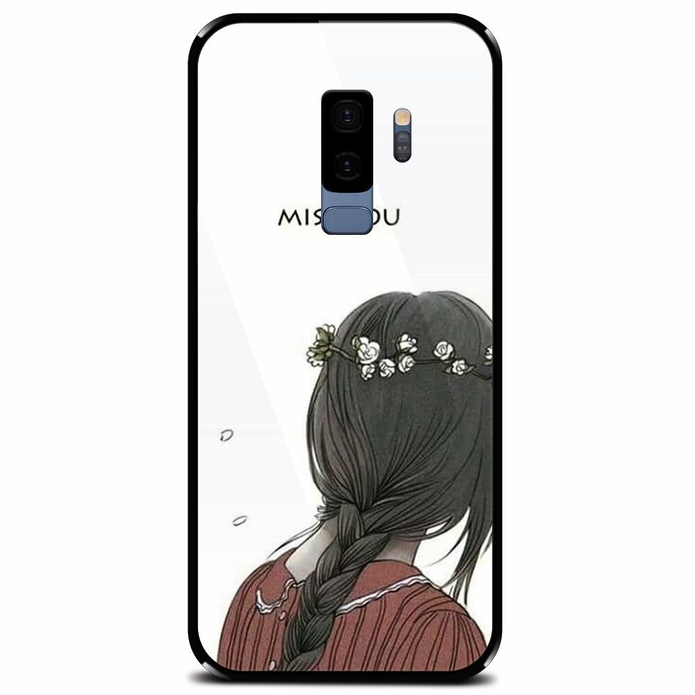 Husa din sticla securizata pentru Samsung Galaxy S9 Plus, Miss You