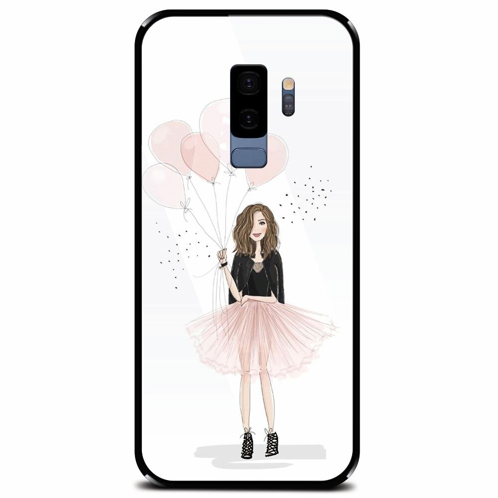 Husa din sticla securizata pentru Samsung Galaxy S9 Plus, Happy Aniversary