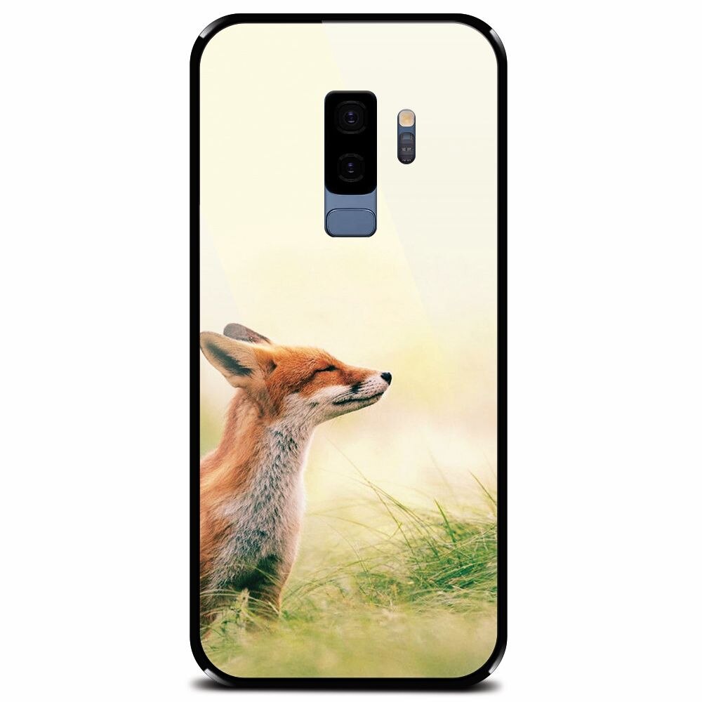 Husa din sticla securizata pentru Samsung Galaxy S9 Plus, Fox Scenting Breeze