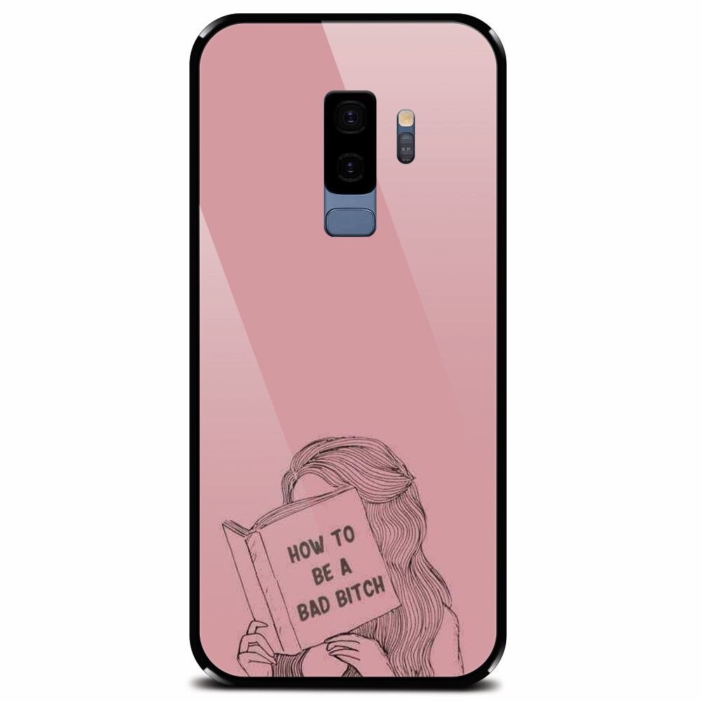 Husa din sticla securizata pentru Samsung Galaxy S9 Plus, How To Be A Bad