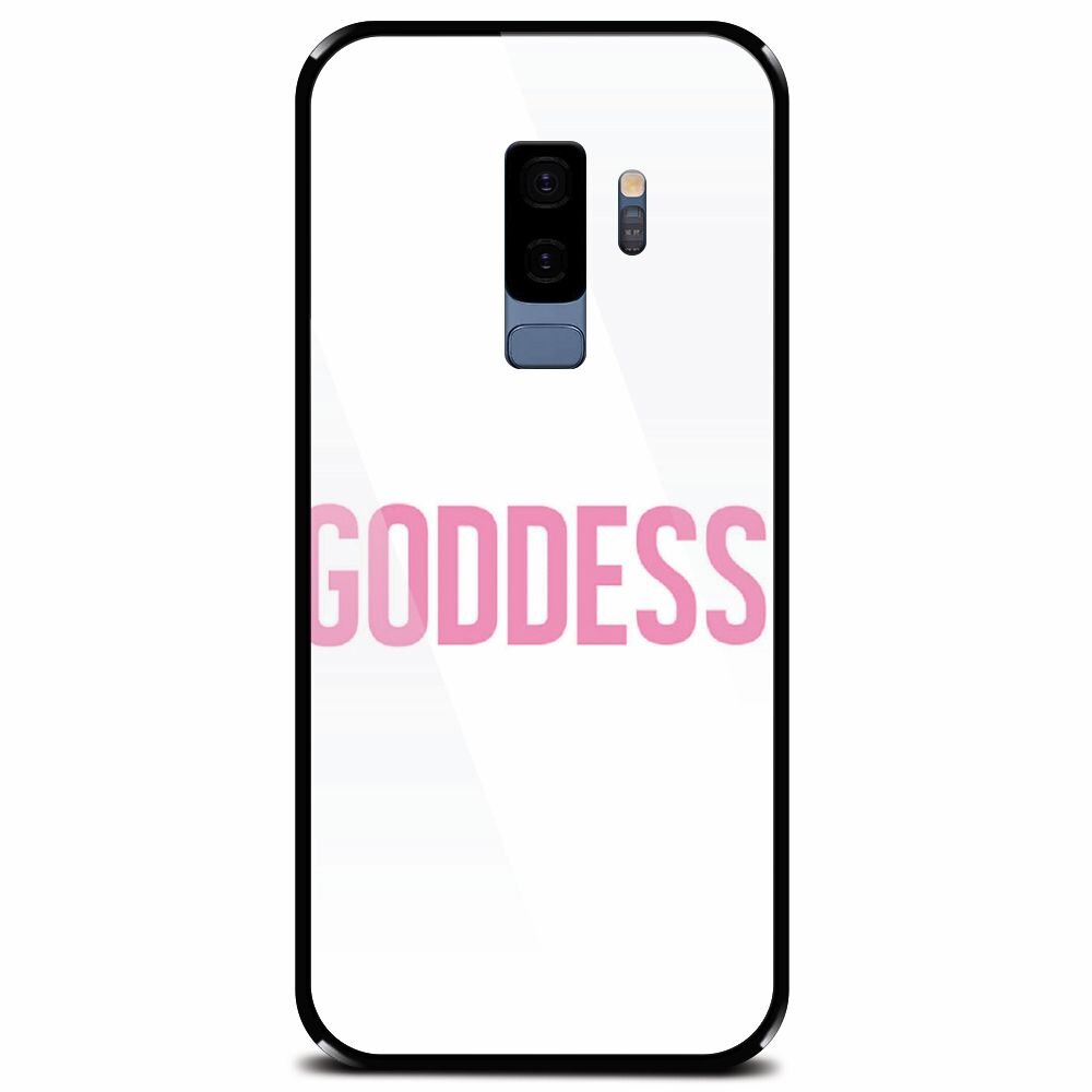 Husa din sticla securizata pentru Samsung Galaxy S9 Plus, Goddess Girly