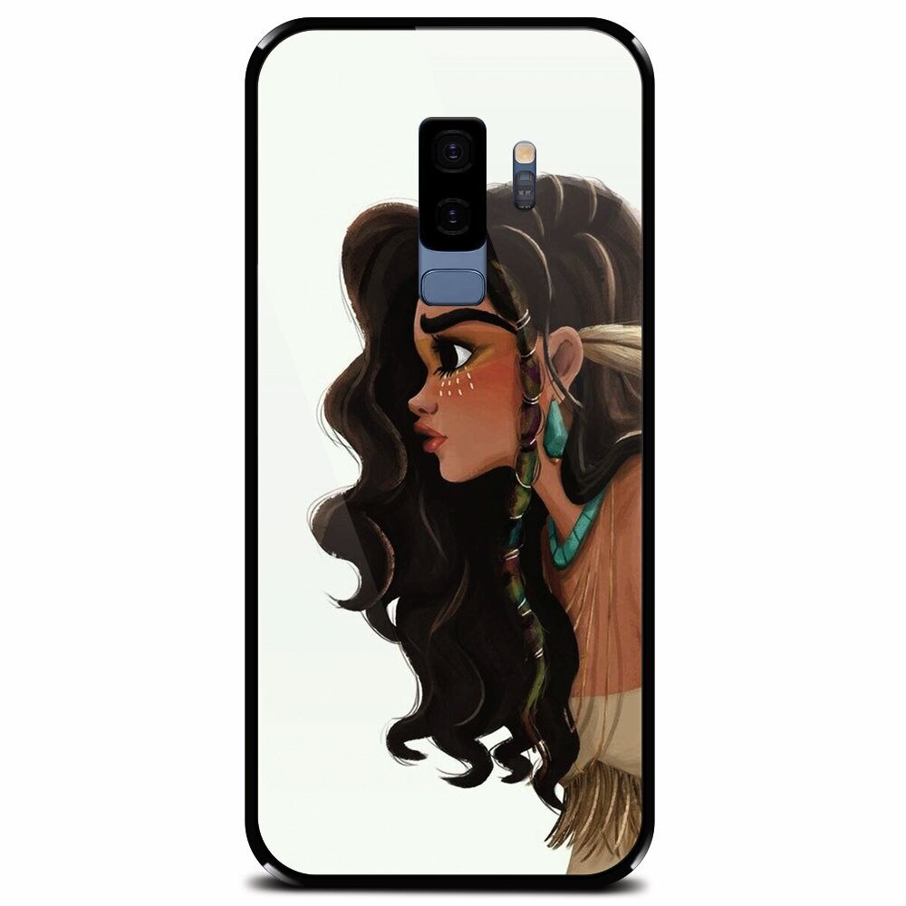 Husa din sticla securizata pentru Samsung Galaxy S9 Plus, Indian Girl