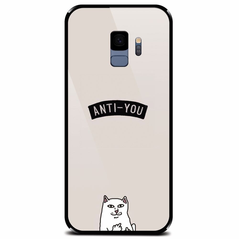 Husa din sticla securizata pentru Samsung Galaxy S9, Anti You