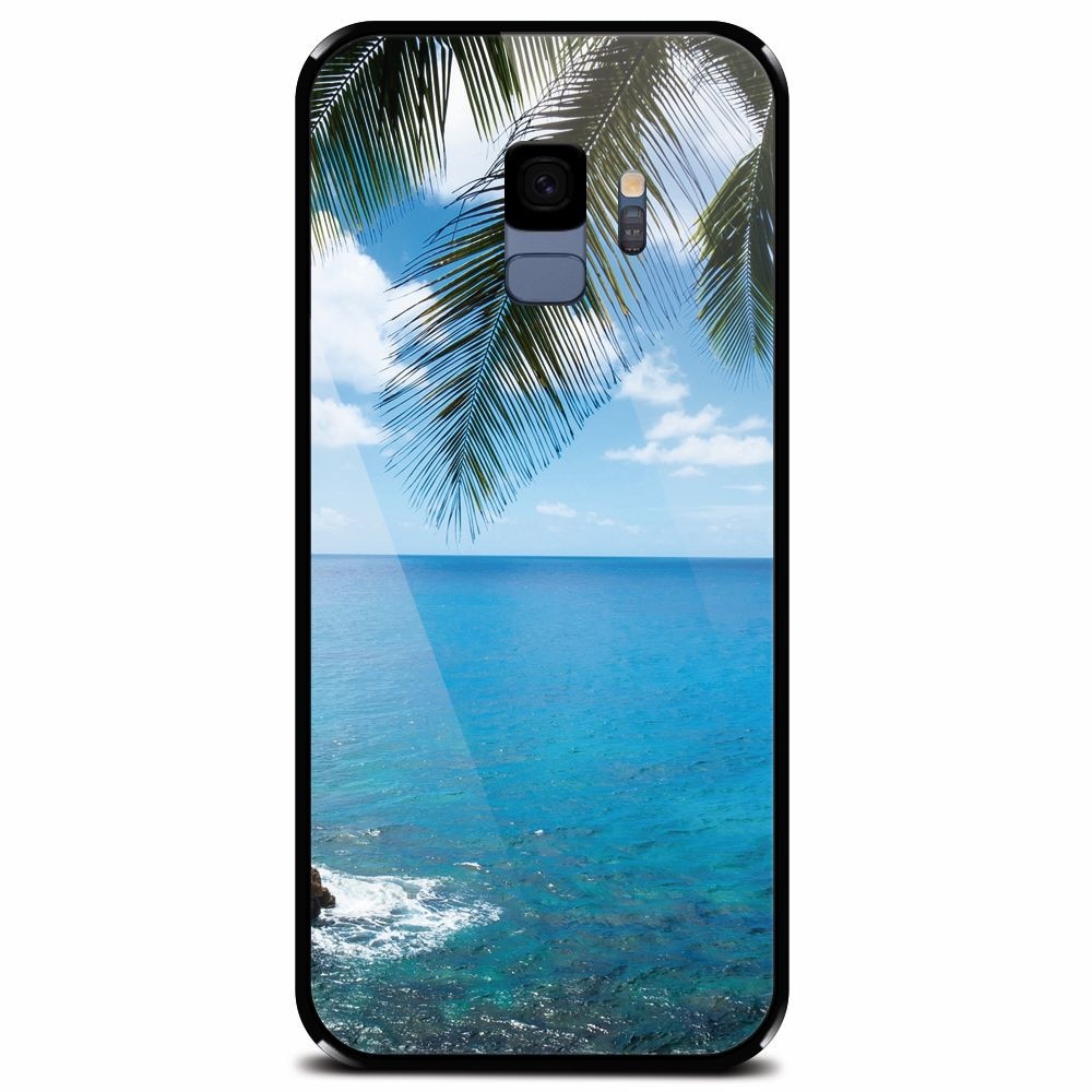 Husa din sticla securizata pentru Samsung Galaxy S9, Coastline