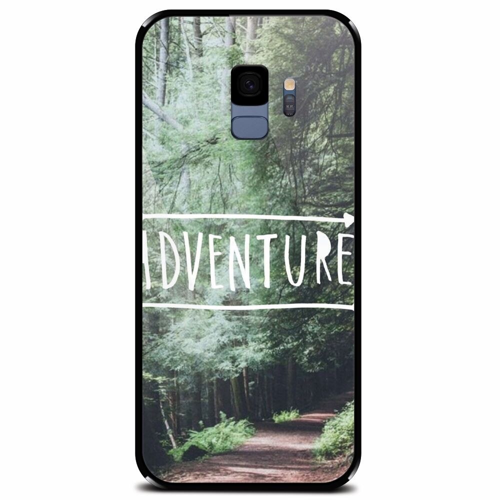 Husa din sticla securizata pentru Samsung Galaxy S9, Adventure Forest Path