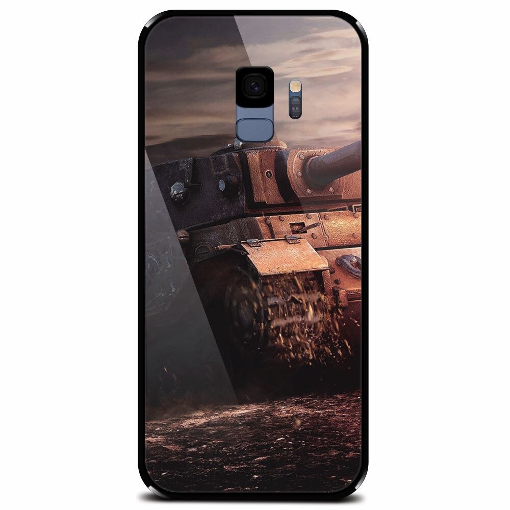 Husa din sticla securizata pentru Samsung Galaxy S9, ARL Tank Of Military