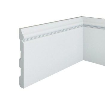 Plinta de podea din polimer rigid S15, alba, 13.8 x 1.7 cm Plinta de podea din polimer rigid S15, alba, 13.8 x 1.7 cm