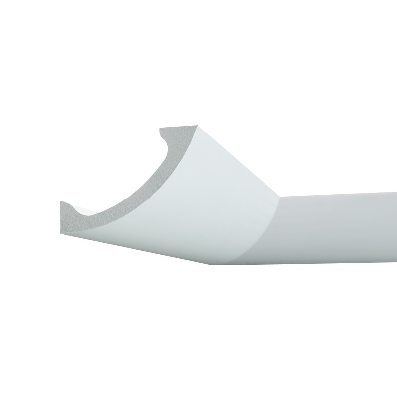 Scafa de tavan din polimer rigid ES1, alba, 8.3 x 11.2 cm