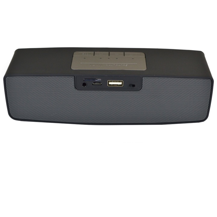 Retro Bluetooth hangszóró / kihangosító / mp3 + FM rádió - fekete