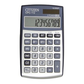 Calculator de birou Citizen CPC- 1012, 12 digiti, argintiu Calculator de birou Citizen CPC- 1012, 12 digiti, argintiu