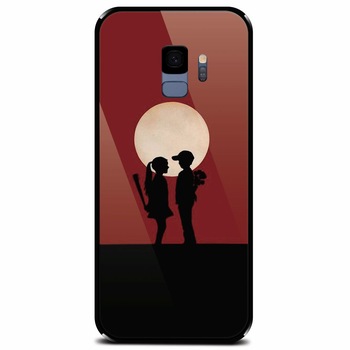 Husa din sticla securizata pentru Samsung Galaxy S9, Boy Girl Love Story Husa din sticla securizata pentru Samsung Galaxy S9, Boy Girl Love Story