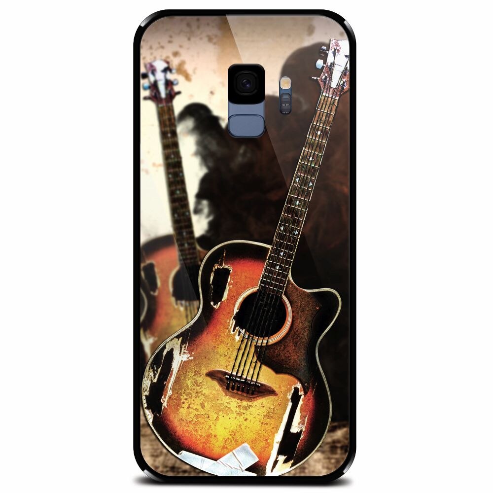 Husa din sticla securizata pentru Samsung Galaxy S9, Hardcore Rock