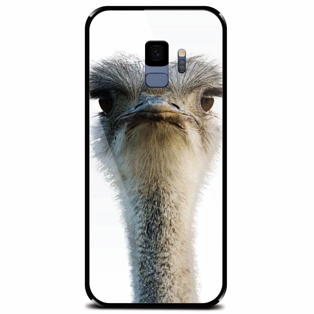 Husa din sticla securizata pentru Samsung Galaxy S9, Emu