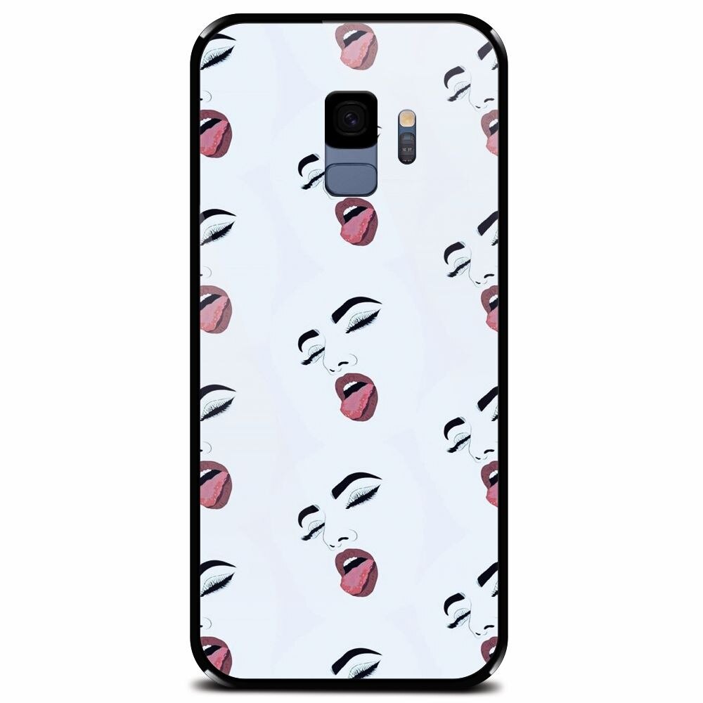 Husa din sticla securizata pentru Samsung Galaxy S9, Dirty Babe