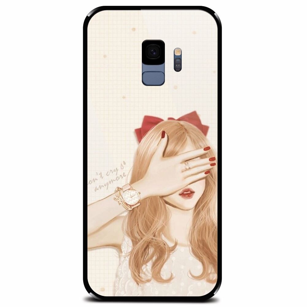 Husa din sticla securizata pentru Samsung Galaxy S9, Dont Cry Anymore