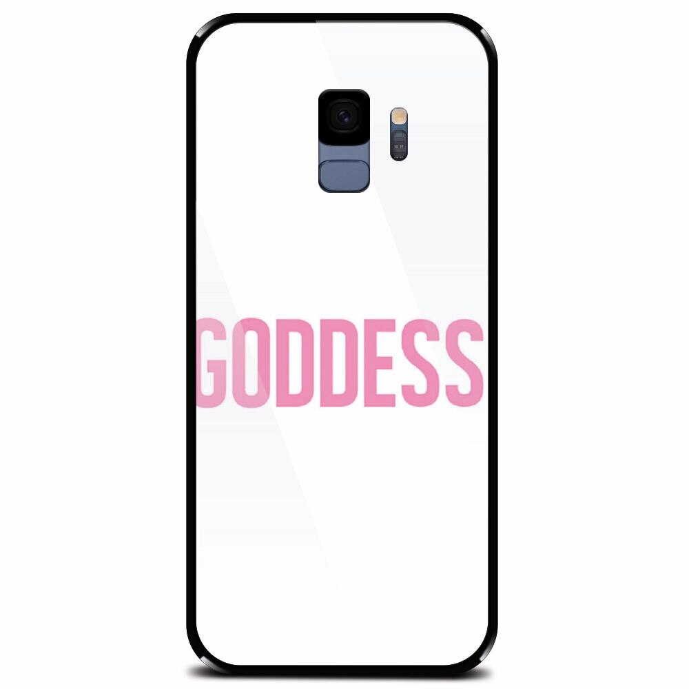 Husa din sticla securizata pentru Samsung Galaxy S9, Goddess Girly