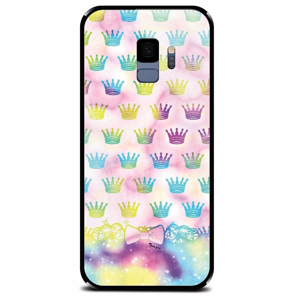 Husa din sticla securizata pentru Samsung Galaxy S9, Girly Plus