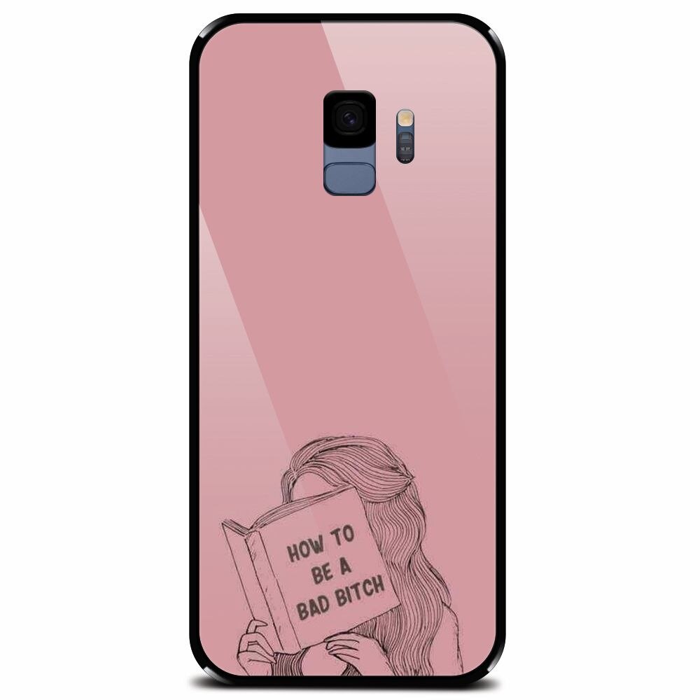 Husa din sticla securizata pentru Samsung Galaxy S9, How To Be A Bad