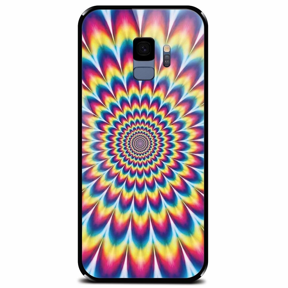 Husa din sticla securizata pentru Samsung Galaxy S9, Hurts My Eyes