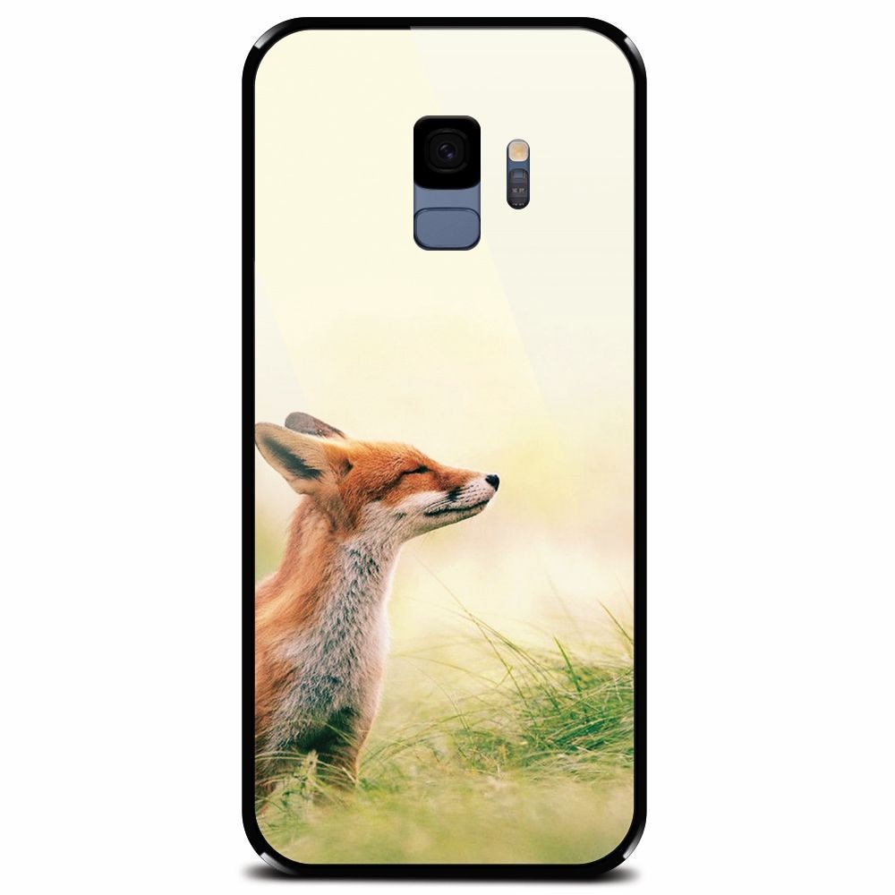 Husa din sticla securizata pentru Samsung Galaxy S9, Fox Scenting Breeze