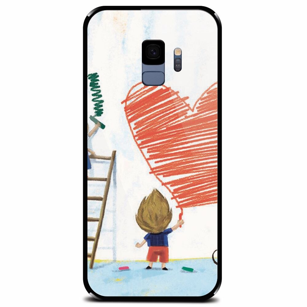 Husa din sticla securizata pentru Samsung Galaxy S9, I Love You Creatures