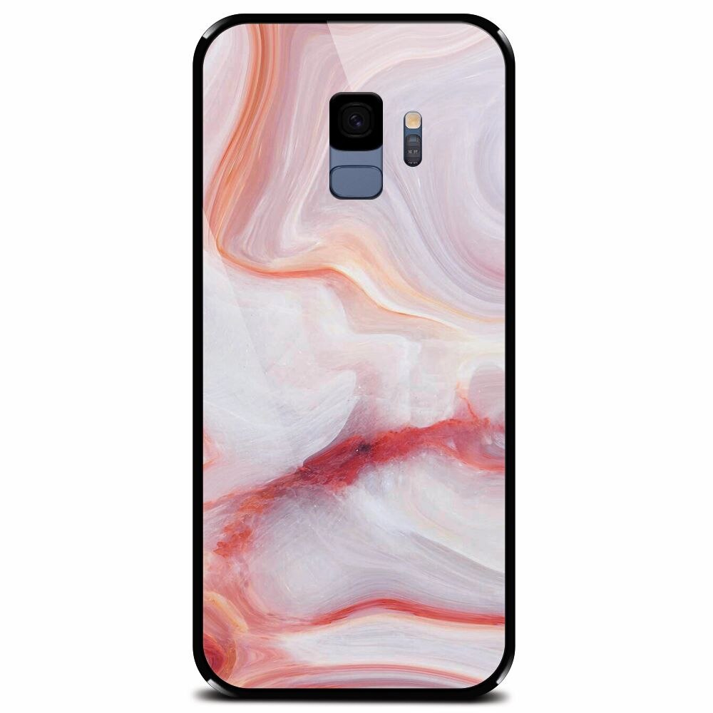 Husa din sticla securizata pentru Samsung Galaxy S9, Abstract 102