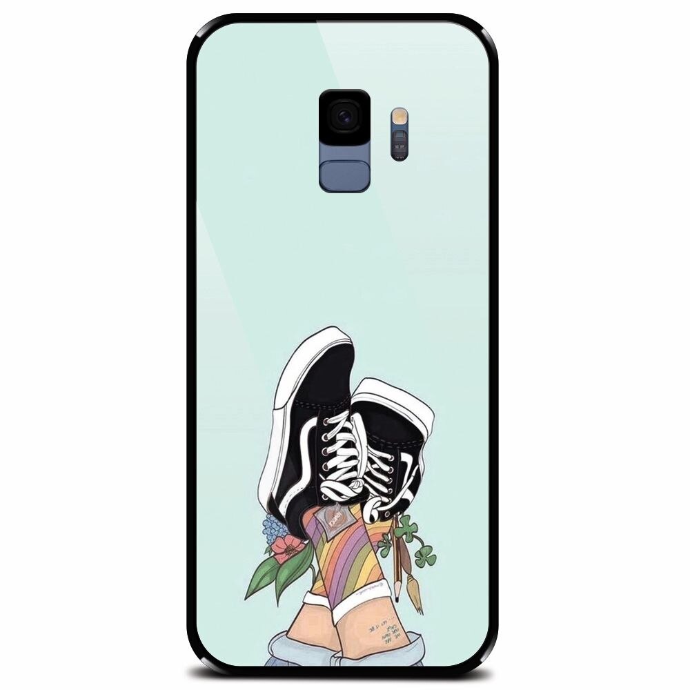 Husa din sticla securizata pentru Samsung Galaxy S9, Relax 2