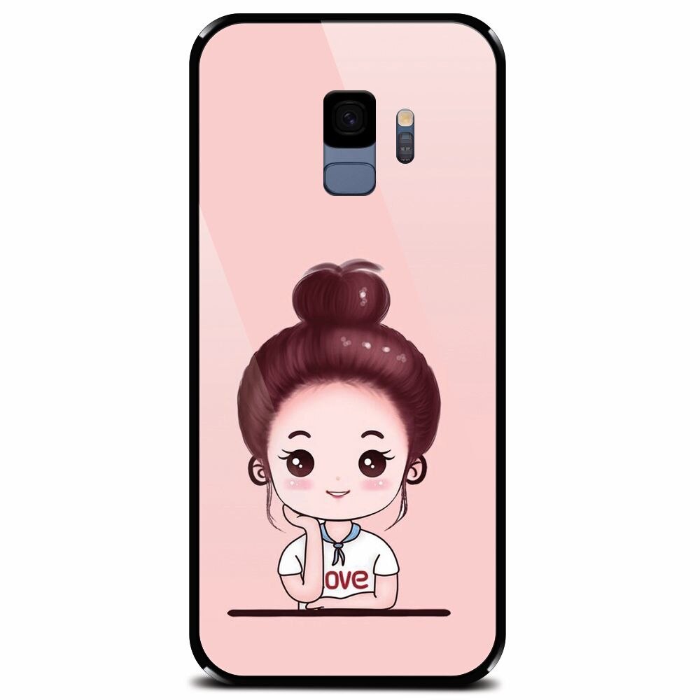 Husa din sticla securizata pentru Samsung Galaxy S9, Animasi
