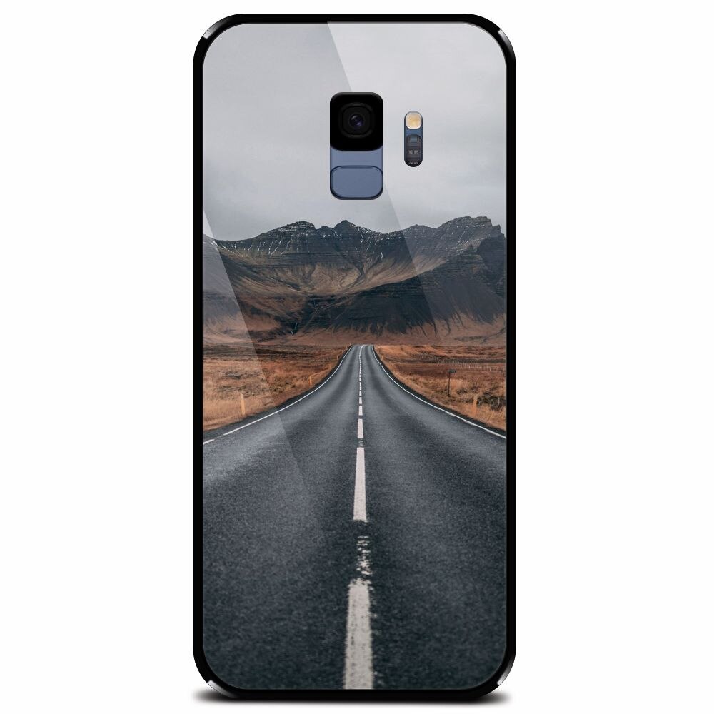 Husa din sticla securizata pentru Samsung Galaxy S9, Adventure
