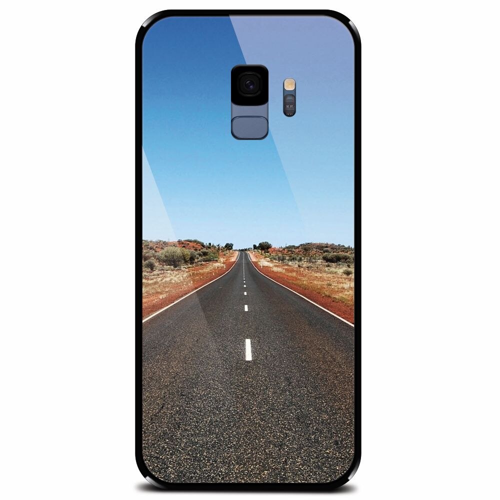 Husa din sticla securizata pentru Samsung Galaxy S9, Road To Future