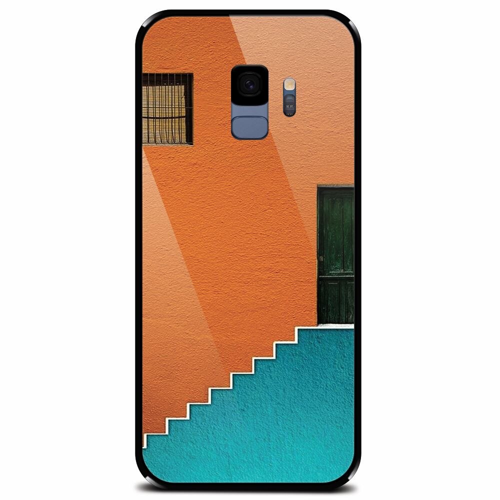Husa din sticla securizata pentru Samsung Galaxy S9, Stairs