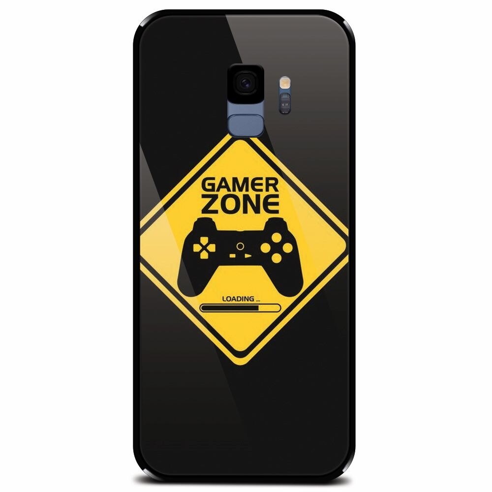 Husa din sticla securizata pentru Samsung Galaxy S9, Gamer Zone