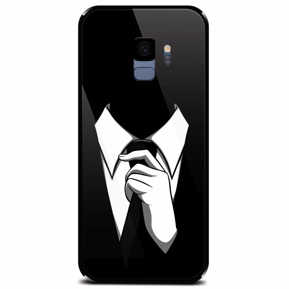 Husa din sticla securizata pentru Samsung Galaxy S9, Suit