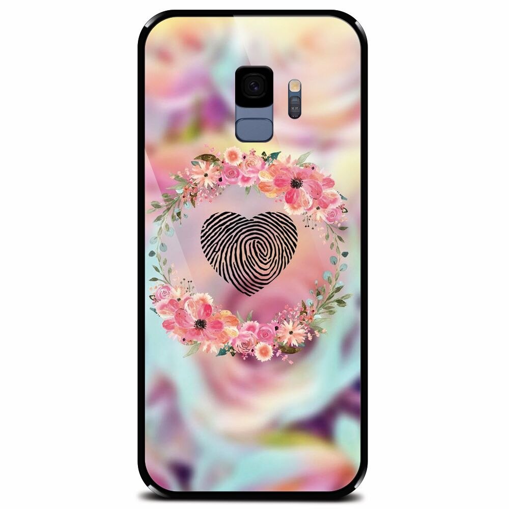 Husa din sticla securizata pentru Samsung Galaxy S9, Fingerprint