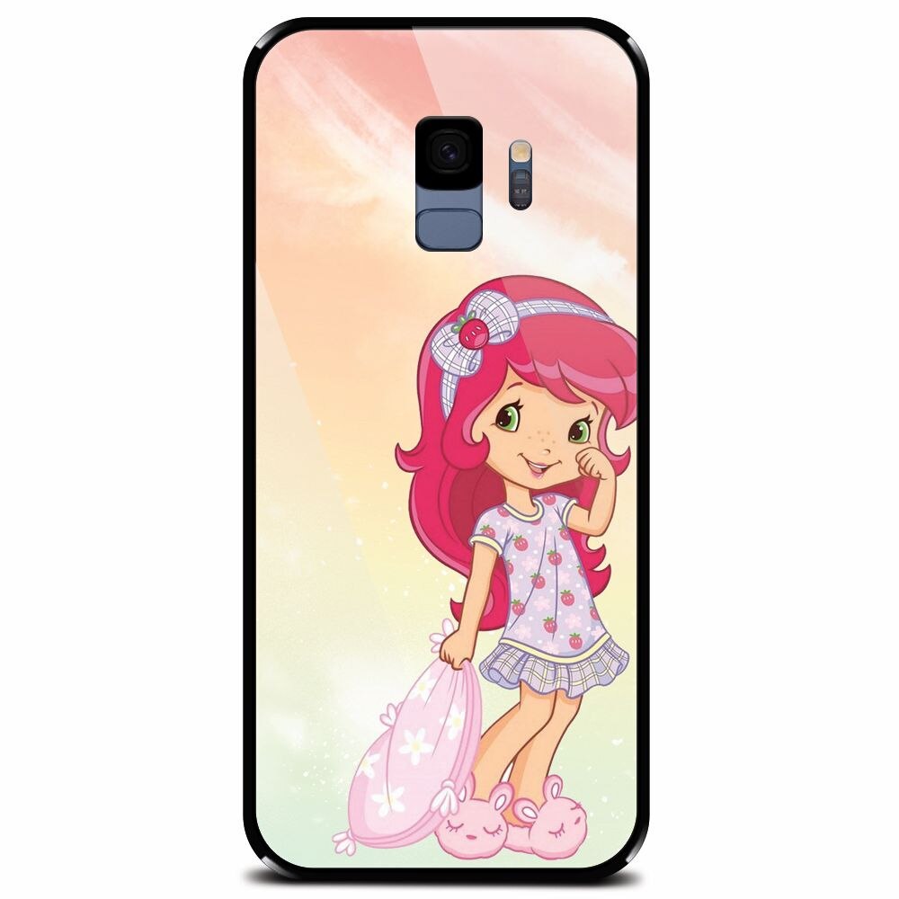 Husa din sticla securizata pentru Samsung Galaxy S9, Sweet Girl
