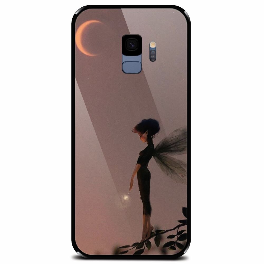 Husa din sticla securizata pentru Samsung Galaxy S9, Fairy 102