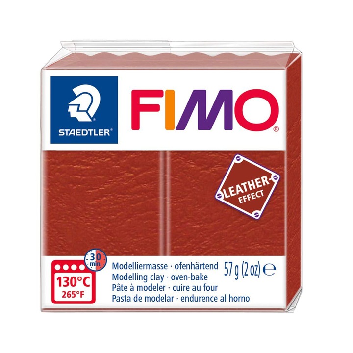 Полимерна глина за моделиране Fimo Leather Effect Rust STH-8010-749