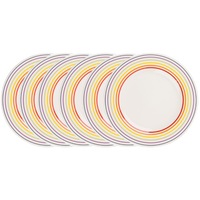 set de 6 farfurii 27 cm 6 x farfurie ceramica aperitivfel principal mic dejun set servire masa bugatti alb dungi multicolore imagen 57_1_
0