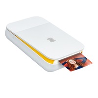 Imprimanta foto portabila Kodak Smile, Bluetooth, Alb/Galben, Imprimare Termica